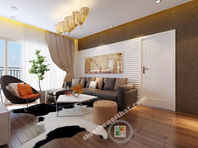 Thiết kế nội thất căn hộ chung cư N04